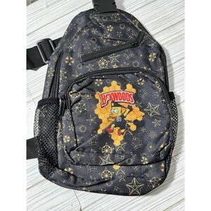Backwoods Multi Purpose‎ Adjustable Shoulder Sling Bag Crossbody Bart Simpson
